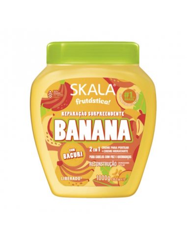 CREMA DE TRATAMIENTO SKALA EXPERT 2 EN 1 BANANA E BACURI 1000 GR