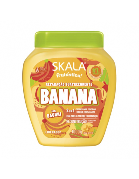 CREMA DE TRATAMIENTO SKALA EXPERT 2 EN 1 BANANA E BACURI 1000 GR