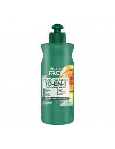 CREMA PARA PEINAR FRUCTIS PROBIOTICOS FUERZA 10 EN 1 250 cc
