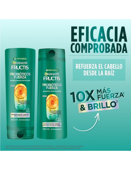 ACONDICIONADOR FRUCTIS PROBIOTICOS FUERZA 350 cc