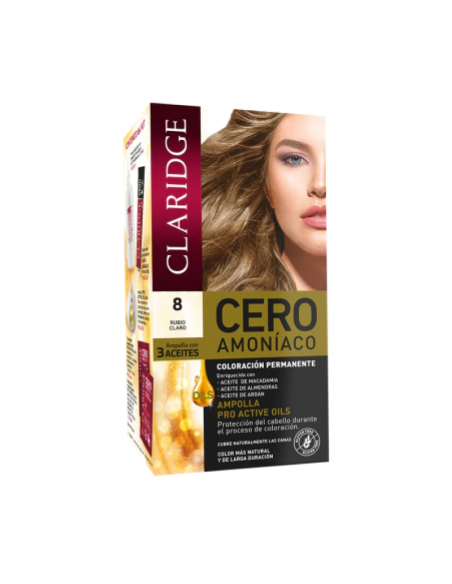 KIT SIN AMONIACO CLARIDGE RUBIO CLARO T 8  