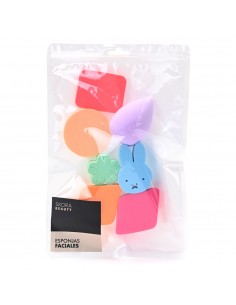 ESPONJAS FACIALES SKORA para maquillaje set x 6un 1 un