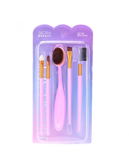 PINCELES Y BROCHAS SKORA set x 5 un 1 un