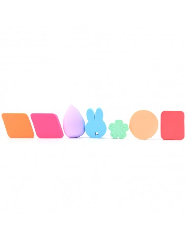 ESPONJA FACIAL SKORA PARA MAQUILLAJE SET X 6UN 1 UN