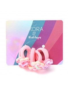 PELO-BROCHES Y COLITAS- SKORA SET INFANTIL 6 un