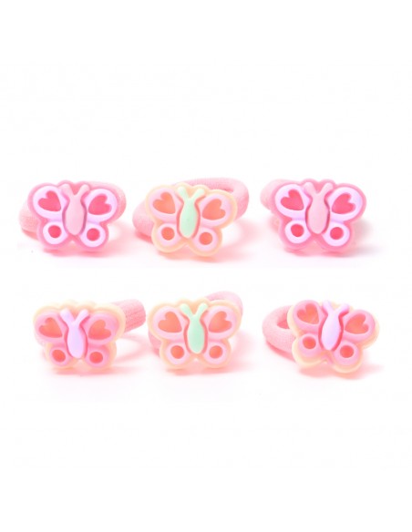 PELO-BROCHES Y COLITAS- SKORA SET INFANTIL 6 un