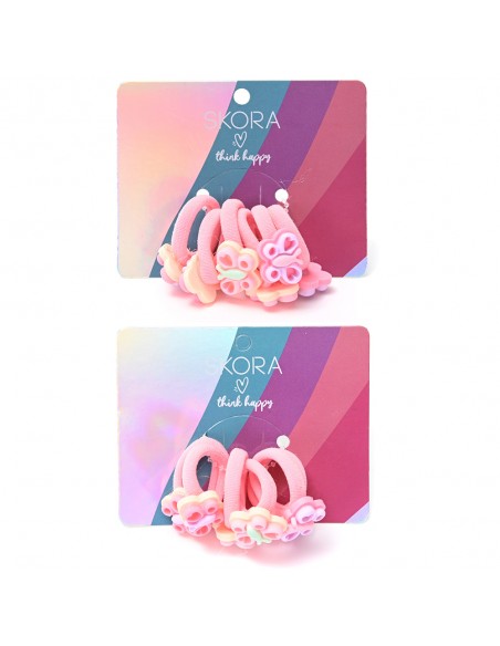 PELO-BROCHES Y COLITAS- SKORA SET INFANTIL 6 un