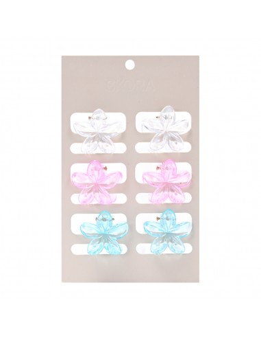 PELO-BROCHES Y COLITAS- SKORA SET FLOR 6 UN