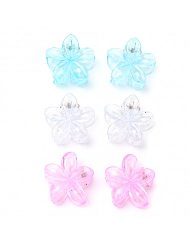 PELO-BROCHES Y COLITAS- SKORA SET FLOR 6 UN
