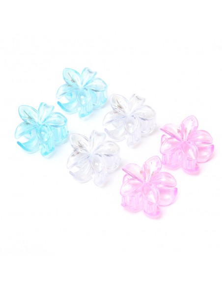 PELO-BROCHES Y COLITAS- SKORA SET FLOR 6 UN