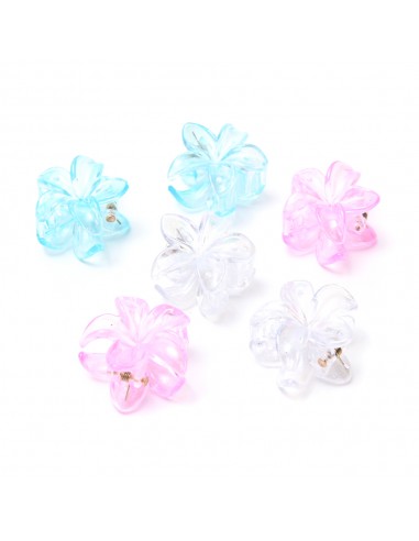PELO-BROCHES Y COLITAS- SKORA SET FLOR 6 UN
