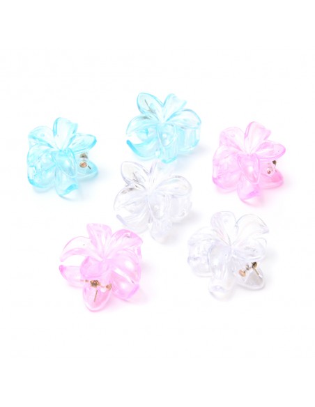 PELO-BROCHES Y COLITAS- SKORA SET FLOR 6 UN