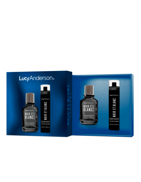 SET DE PERFUME LUCY ANDERSON EDP NOIR ET BLANC SAUVAG+EDC 100CC 105 cc