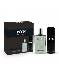 SET BOOS BLACK EDT X100CC + DEO X150CC