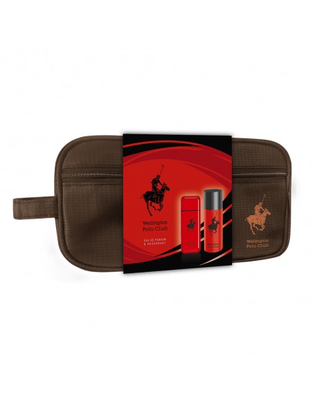 SET WELLINGTON POLO CL RED EDP90+DEO+NEC