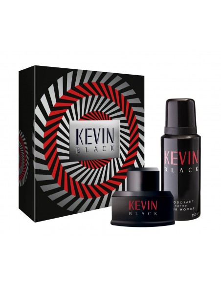 SET DE PERFUME KEVIN BLACK EDT + DEO X 150CC 60 cc