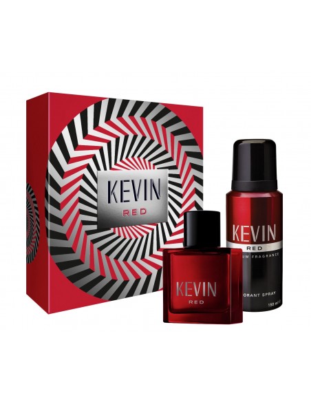 SET DE PERFUME KEVIN RED EDT + DEO X 150CC 60 cc