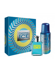 SET DE PERFUME CHESTER ICE EDT + DEO X 150CC 60 cc
