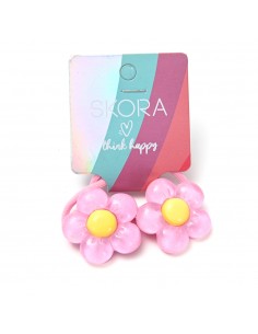 PELO-BROCHES Y COLITAS- SKORA SET GOMITAS INFANTIL MARGARITA ACRI 2 un