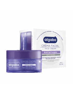 CREMA PARA ROSTRO ALGABO ANTIAGE - ANTIARRUGAS 100 gr