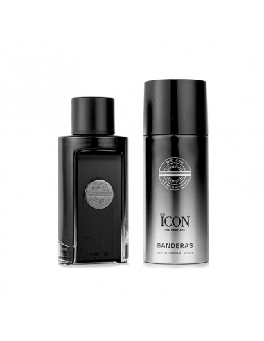SET DE PERFUME ANTONIO BANDERAS THE ICON EDP + DESODORANTE X150 100 CC