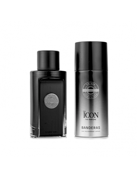 SET DE PERFUME ANTONIO BANDERAS THE ICON EDP + DESODORANTE X150 100 cc
