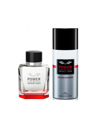 SET DE PERFUME ANTONIO BANDERAS POWER OF SEDUCTION EDT + DEO X150 100 CC