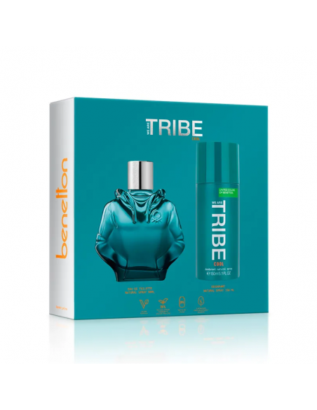 SET BNT TRIBE COOL EDT X90CC+DEO150 