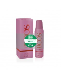 SET DE PERFUME BOOS EDP INTENSE ROSE+DEO 150 REGALO 90 cc