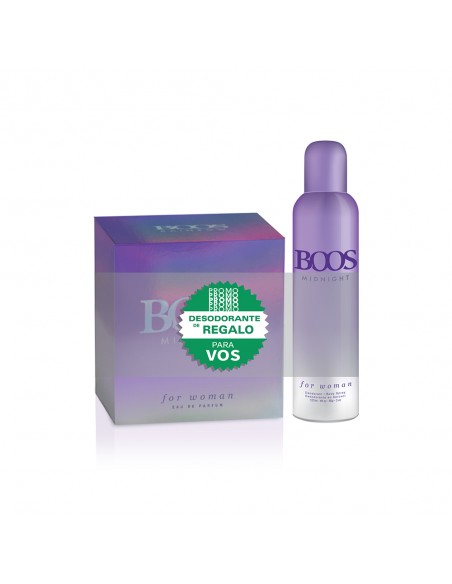 SET DE PERFUME BOOS MIDNIGHT EDP+DEO 150 DE REGALO 100 cc