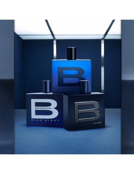 SET DE PERFUME BENSIMON BLUE NIGHT ELIXIR EDP100+COOL SP75 100 cc