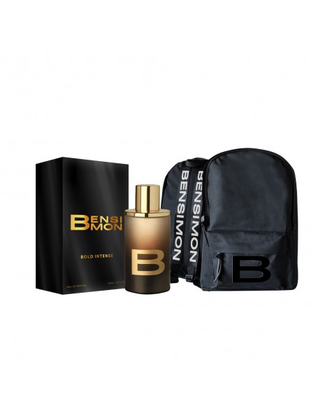 SET DE PERFUME BENSIMON BOLD INTENSE EDP + MOCHILA 100 cc