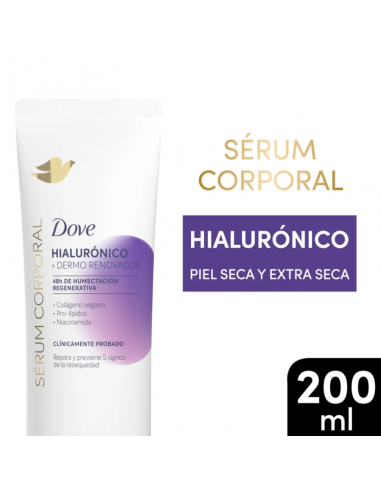 CREMA PARA CUERPO DOVE HIALURONICO 200 CC