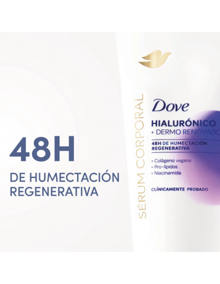 CREMA PARA CUERPO DOVE hialuronico 200 cc