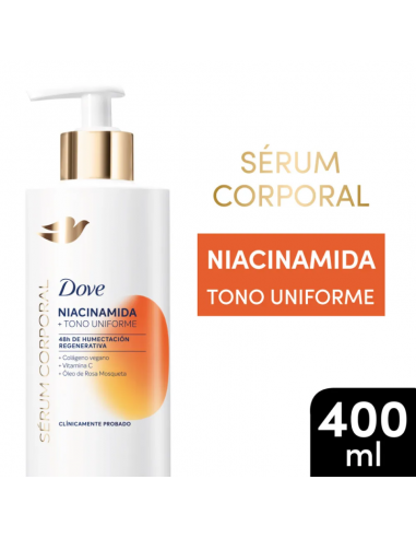 CREMA PARA CUERPO DOVE NIACINAMIDA 400 CC