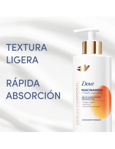 CREMA PARA CUERPO DOVE NIACINAMIDA 400 CC