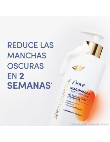 CREMA PARA CUERPO DOVE NIACINAMIDA 400 CC