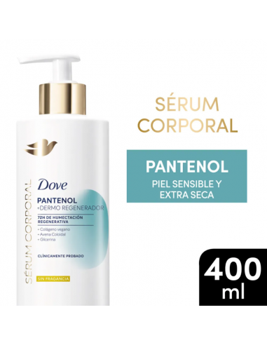 CREMA PARA CUERPO DOVE PANTENOL 400 CC
