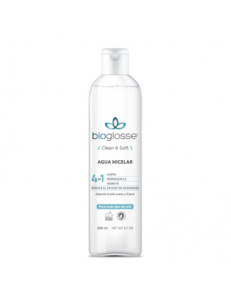 DESMAQUILLANTE BIOGLOSSE AGUA MICELAR 4 EN 1  