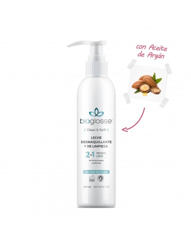 DESMAQUILLANTE BIOGLOSSE LECHE DE LIMPIEZA 2 EN 1 200 CC