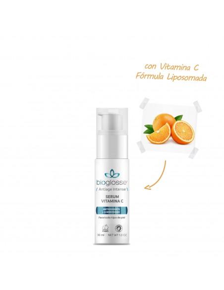 CREMA PARA ROSTRO BIOGLOSSE SERUM VITAMINA C 30 cc