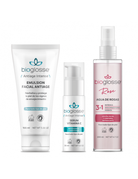 SET DE CREMA BIOGLOSSE KIT FACIAL DFS  