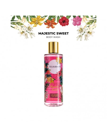 JABONES DE TOCADOR TEU & BANY BODY WASH MAJESTIC SWEET 236 cc