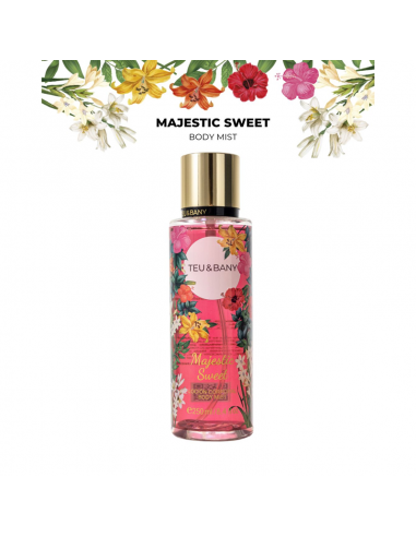 COLONIAS/PERFUMES/LOCIONES TEU & BANY MIST MAJESTIC SWEET 250 CC