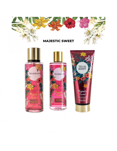 COLONIAS/PERFUMES/LOCIONES TEU & BANY MIST MAJESTIC SWEET 250 CC