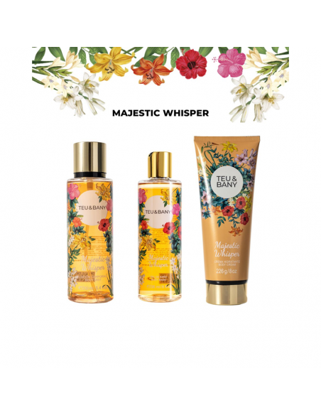 COLONIAS/PERFUMES/LOCIONES TEU & BANY MIST MAJESTIC WHISPER 250 cc