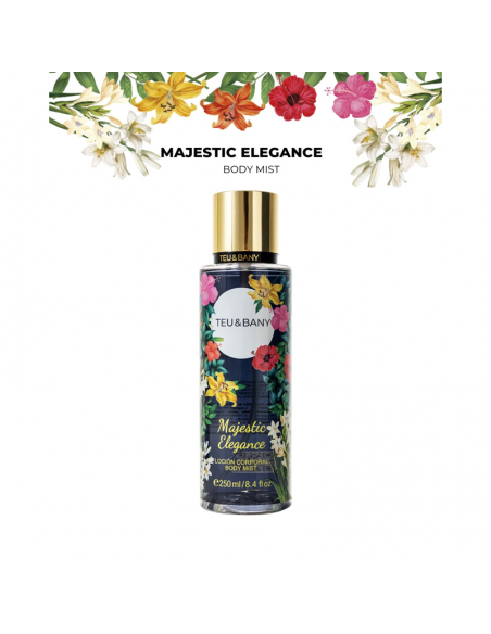 COLONIAS/PERFUMES/LOCIONES TEU & BANY MIST MAJESTIC ELEGANCE 250 cc