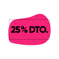 25,00% de descuento