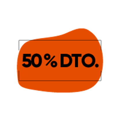 50,00% de descuento